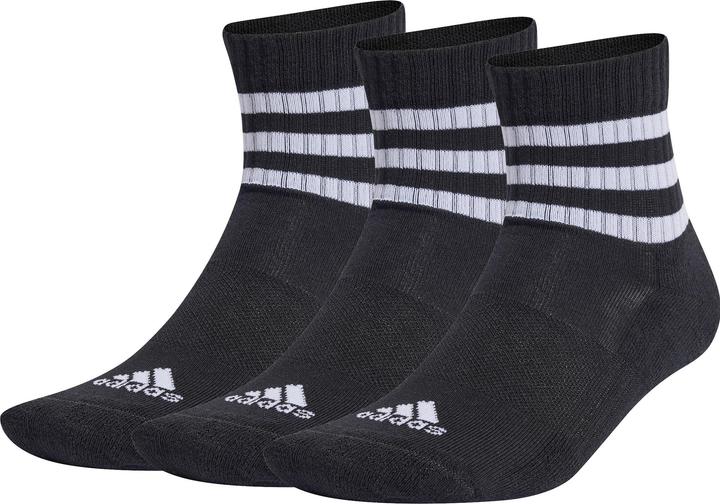adidas 3-Streifen Cushioned Sportswear Mid-Cut Socken (3 Paar)