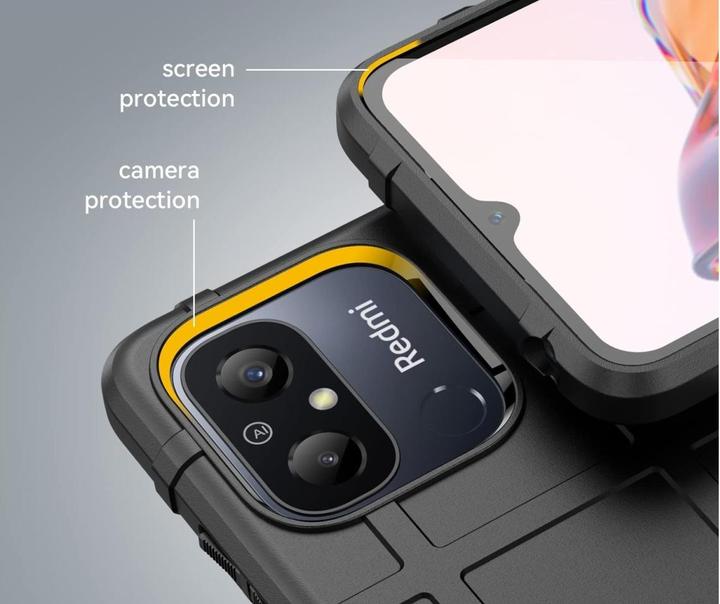 Produktbild Screenguard Xiaomi Redmi 12C Rugged Shield Hülle (Xiaomi Redmi 12C)