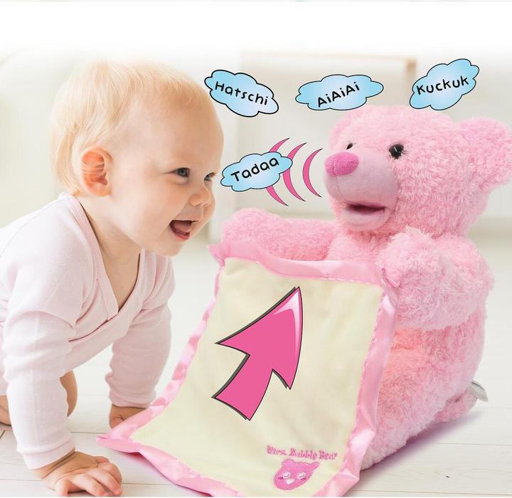 Actual product image Jamara Mrs Babble Bear pink (26 cm)