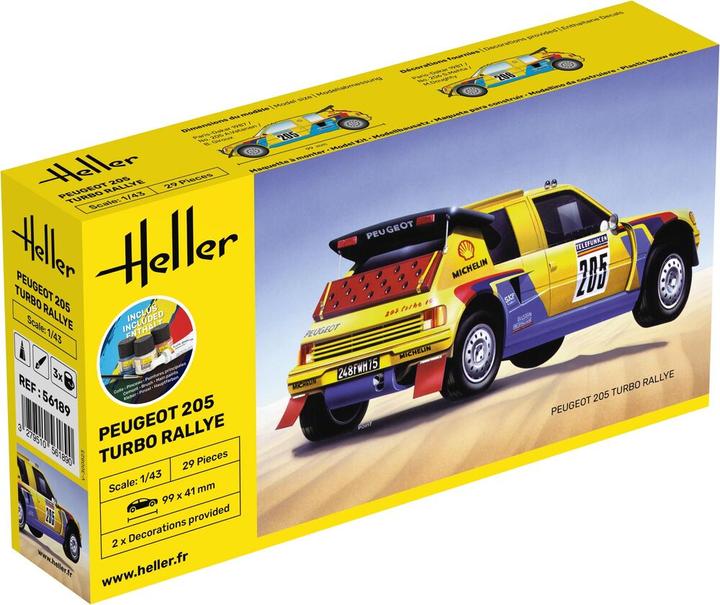 Image du produit Heller KIT DE DÉMARRAGE Peugeot 205 Turbo Rally
