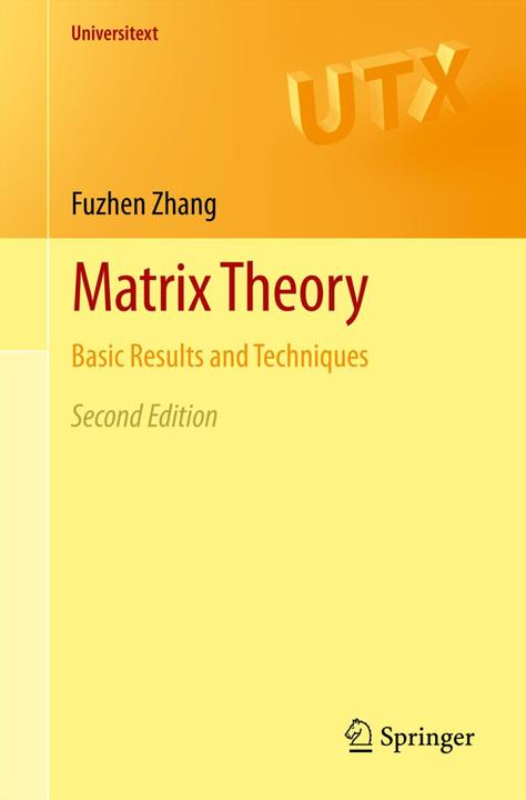 Produktbild Matrix Theory (Englisch, Fuzhen Zhang, 2011)