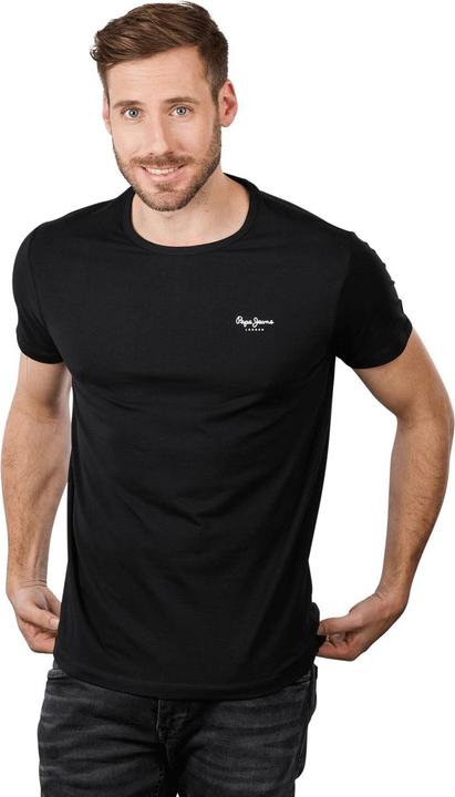 Actual product image Pepe Jeans Original Basic T-Shirt Short Sleeve Black (XL)