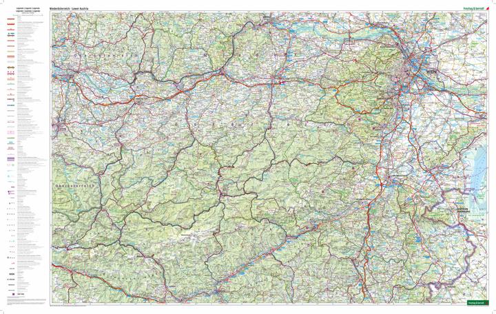 Produktbild Niederösterreich, Strassen- und Freizeitkarte 1:150.000, freytag & berndt