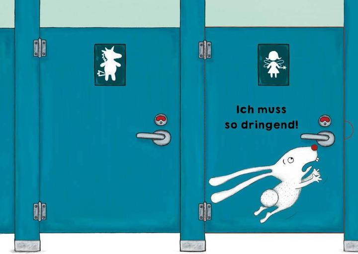 Actual product image Ich muss mal! (German, Dorothee Dengel, Karine Bélanger, Michael Escoffier, 2024)