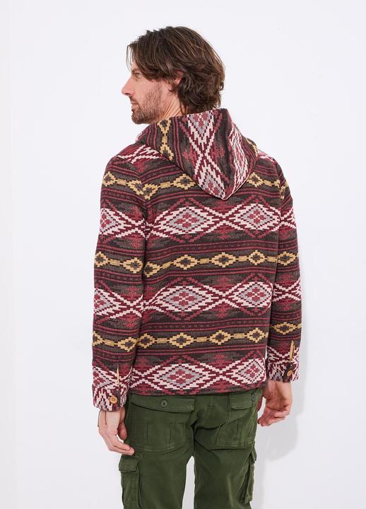 Actual product image Joe Browns Warm Aztec Button Detail Hoodie (XXL)
