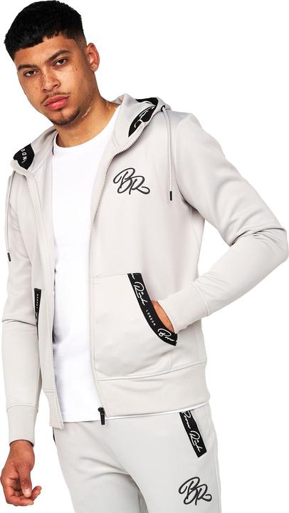Actual product image Born Rich Foletti hoodie with full-length zip (M)