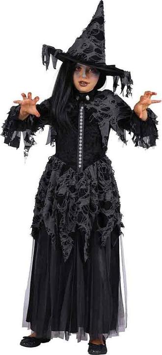 Produktbild Thetru Madchen Kleid Voodoo Hexe, Der Tod, schwarz (140, 152)
