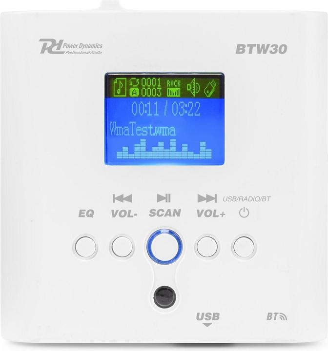 Immagine prodotto Power Dynamics Set di altoparlanti da soffitto BTW30 (Attivo, 1x 30 W)