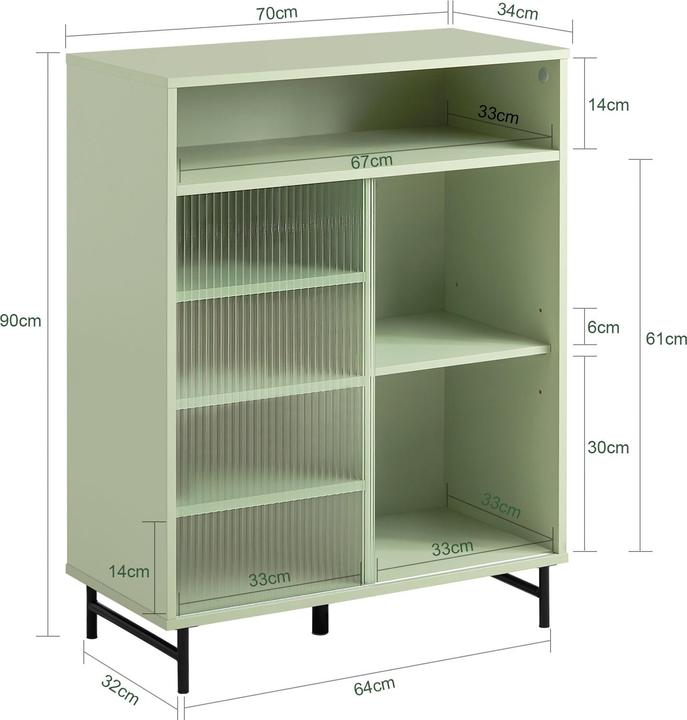 Produktbild SoBuy Brianna (70 x 90 x 34 cm)