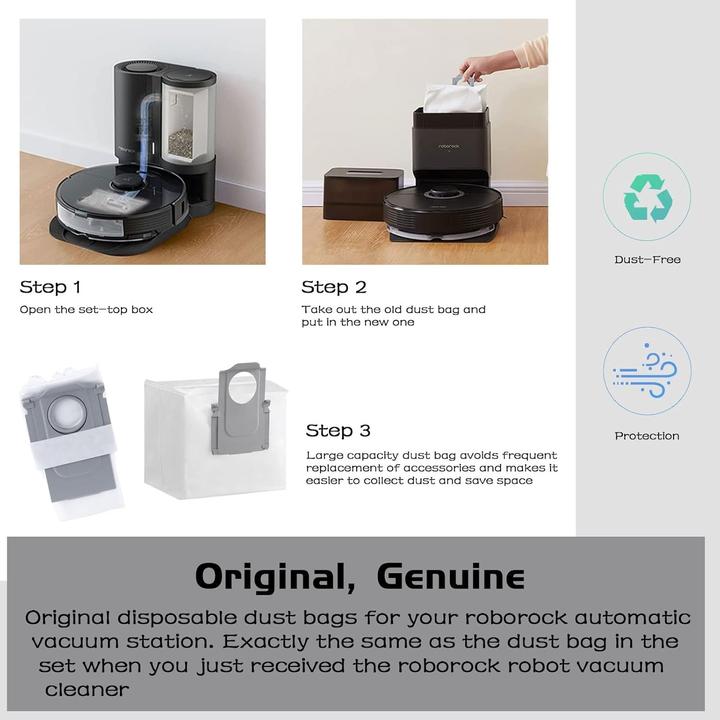 Immagine prodotto Roborock Staubbeutel-Set für Absaugstation (6 x)