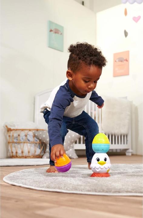Produktbild Simba 104010184 - ABC Stapelhühnchen, Roly-Poly Hühnchen mit Eiern zum Stapeln, Ineinanderstecken, M