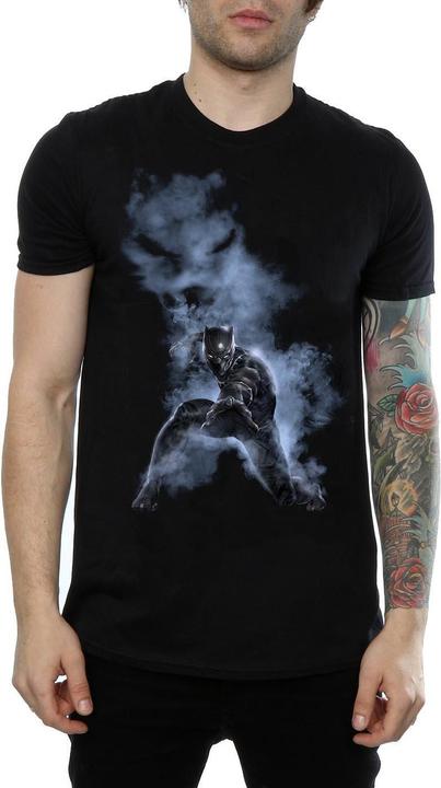 Image du produit - T-shirt BLACK PANTHER SMOKE - Homme (L)