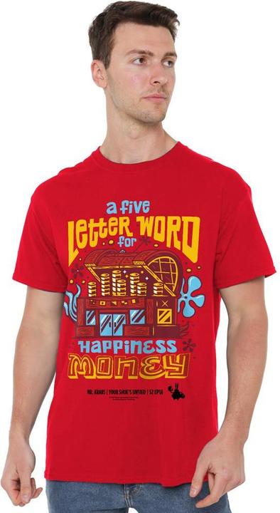 Immagine prodotto Spongebob Squarepants Money Maglietta Mr Krabs Uomo (4XL)