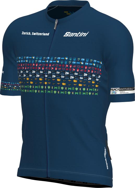 Produktbild Santini Kurzarmtrikot UCI WC 2024 Zürich Unisex (XXL)