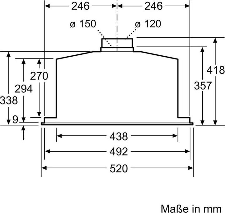 Actual product image Siemens Lb57574 (Substructure hood)