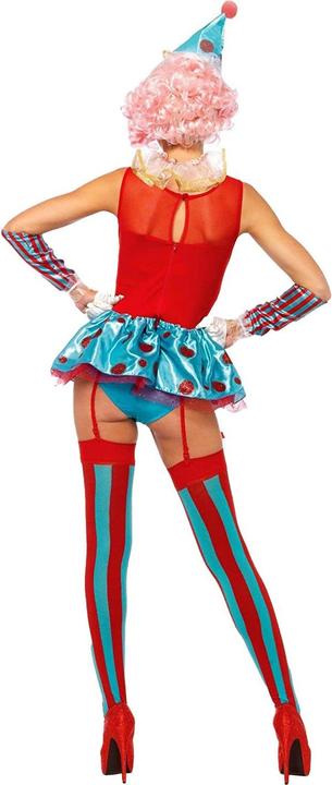 Produktbild Leg Avenue Sexy Zirkusclown Kostüm - Clown für Fasching und Halloween (L)