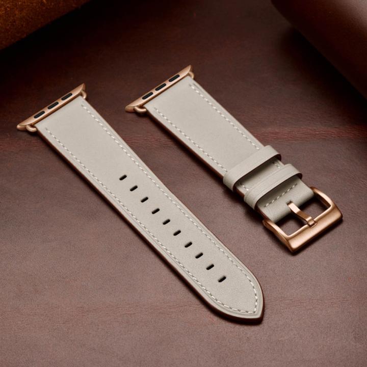 Actual product image Avizar Replacement wristband (Leather, Apple Watch Series 7, Apple Watch Series 6, Apple Watch Series 8)