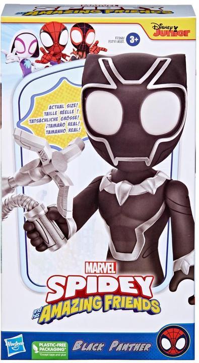 Immagine prodotto Hasbro Spidey e i suoi fantastici amici, figura d'azione di Pantera Nera in formato super, giocattolo di