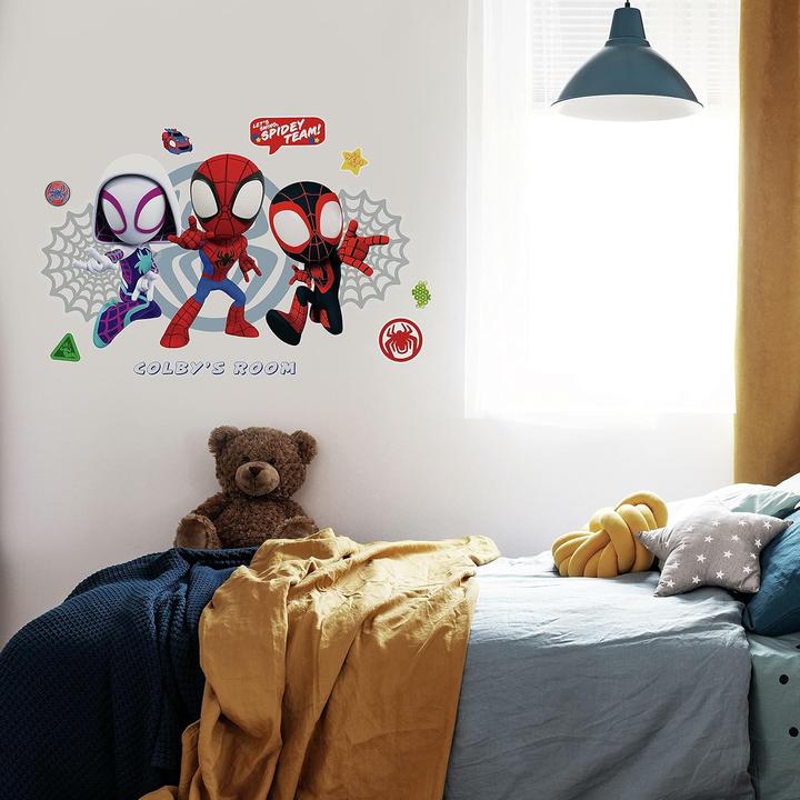 Actual product image Roommates Spiderman Wandaufkleber