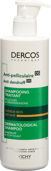 Actual product image Vichy Dercos Anti-Schuppen Shampoo trockene Kopfhaut (390 ml, Liquid shampoo)