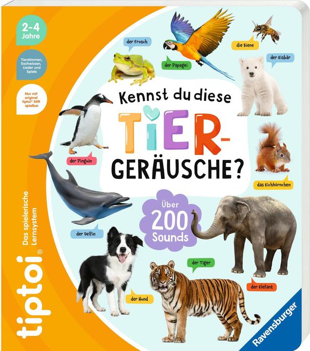 Image du produit Ravensburger tiptoi Kennst du diese Tiergeräusche? (Allemand, 2025)
