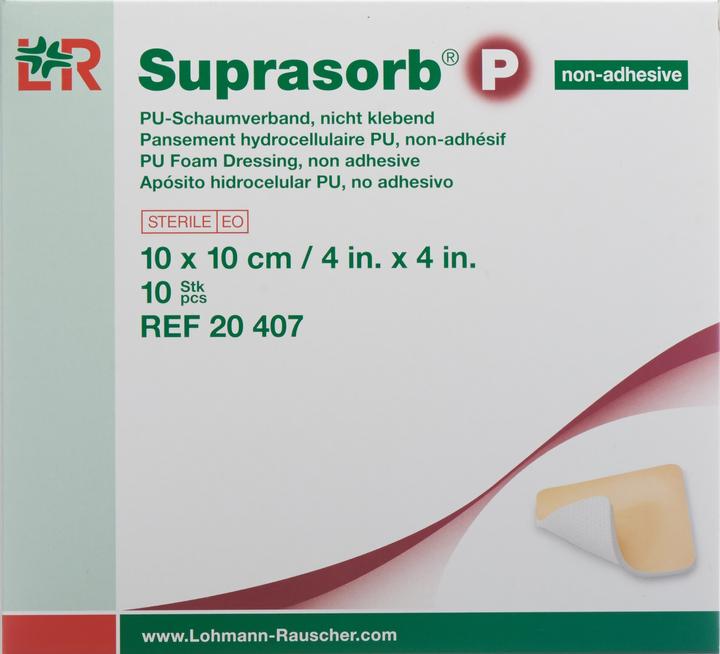 Image du produit Suprasorb Schaumverband 10x10cm n klebebend (10 x)