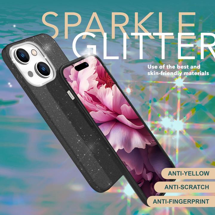 Actual product image Nalia Glitter cover (Apple iPhone 15 Plus)