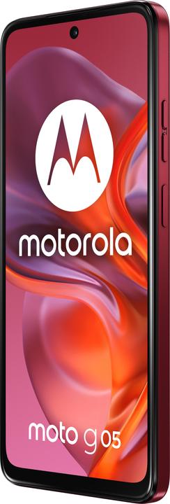 Actual product image Motorola moto g05 (256 GB, Plum Red, 6.67", Dual SIM, 50 Mpx, 4G)