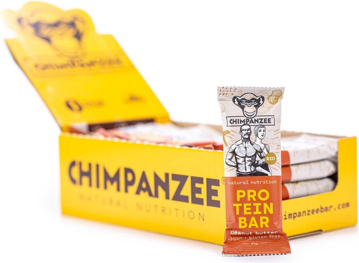 Produktbild Chimpanzee Protein Bar (Erdnussbutter, 20 Stk., 900 g)