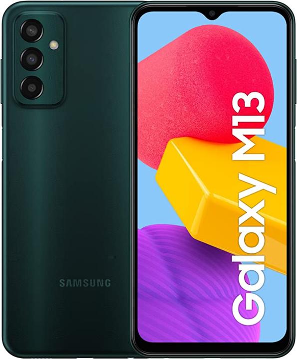 Actual product image Samsung Galaxy M13 (128 GB, Deep green, 6.60", Hybrid Dual SIM, 50 Mpx, 4G)