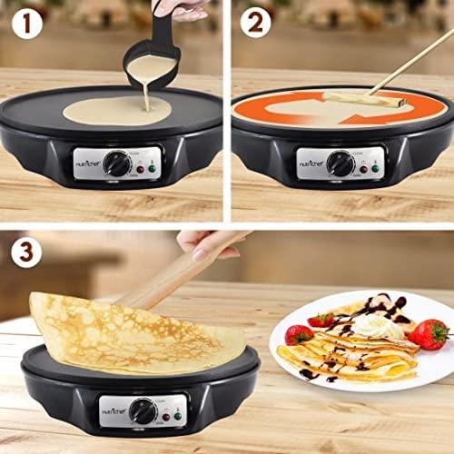 Image du produit Nutrichef Crêpière électrique Griddle