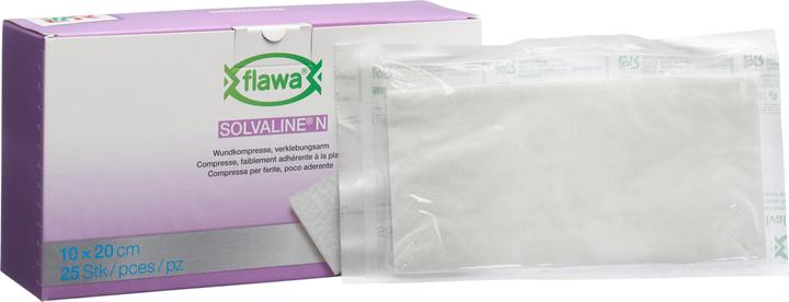 Actual product image Flawa Solvaline N Kompressen 10x20cm steril