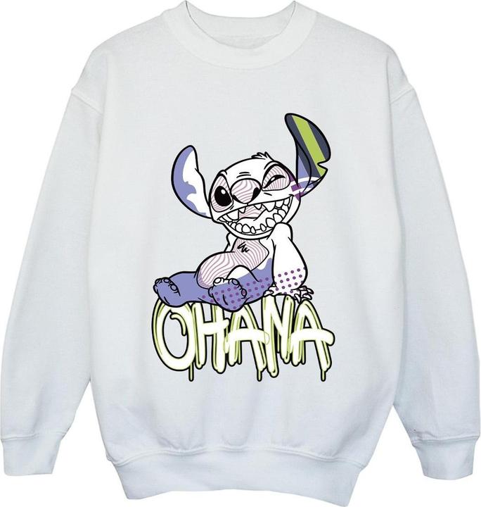 Image du produit Disney - Sweat LILO AND STITCH OHANA GRAFFITI - Fille (140, 146)