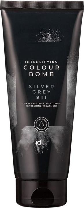 Actual product image IdHair Colour Bomb Silver Grey 911 - 200 ml (Caffé Latte)