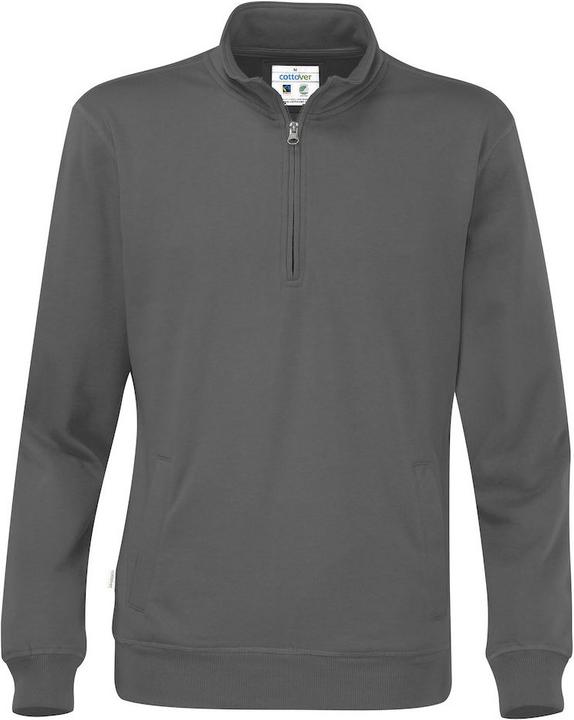 Produktbild Cottover Sweatshirt Mit Halbem Reissverschluss (M)