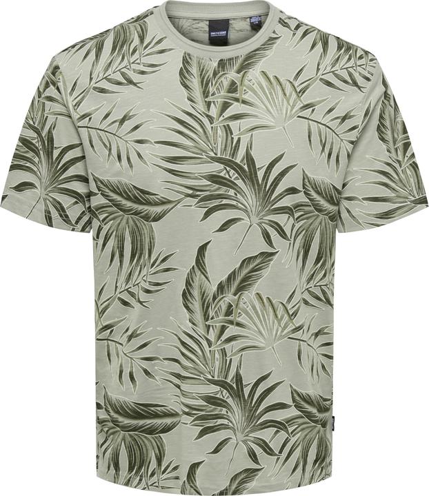Only & Sons Onskash Reg Leaf Aop Ss Tee