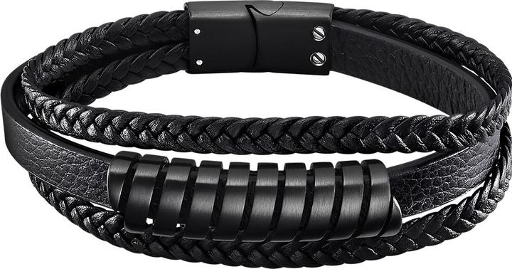 Image du produit Lotus Style - Bracelet en cuir pour homme Urban Man LS2208-2 / 3 (M) (22 cm, Acier inoxydable, Cuir)