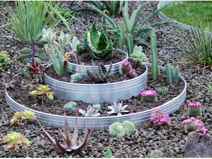 Image du produit Green Split Bordure de pelouse ultra-résistante en aluminium 10-14-24 cm (100 cm)