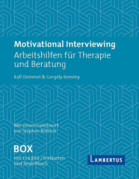 Produktbild Motivational Interviewing Box mit Fragekarten (Deutsch, Ralf Demmel, Gergely Kemény, 2022)