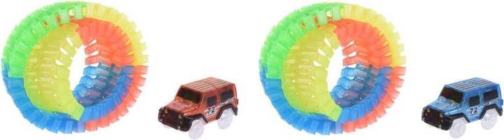 Actual product image Motorway Glow in the Dark playset, 57 pieces.