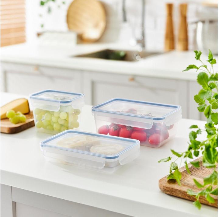 Actual product image Rotho Refrigerator box set 2 pcs. 2 l CLIC & L horizon blue (2 l)