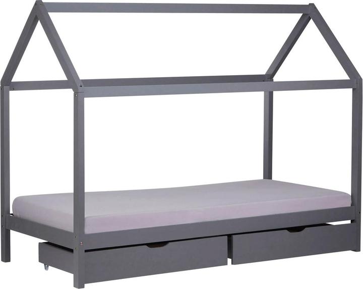 Actual product image Jamb Children's bed with drawers 90x200cm white (90 x 200 cm)