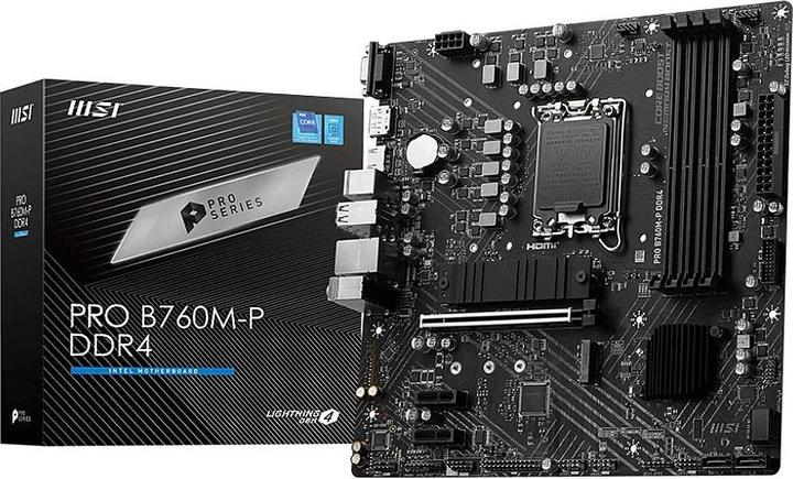 Immagine prodotto MSI PRO B760M-P (LGA 1700, Intel B760, mATX)