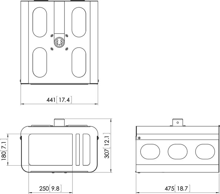 Actual product image Vogels PPA 310, theft-proof housing (Ceiling)