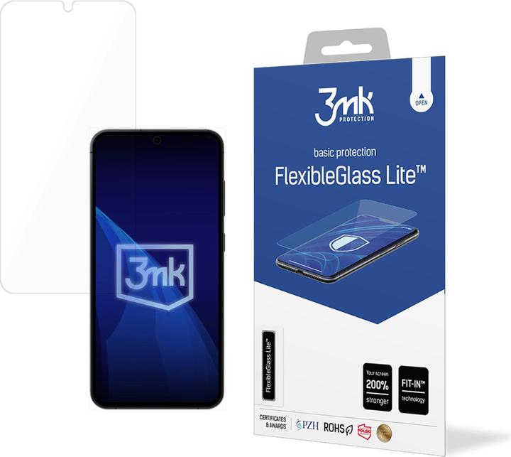 Actual product image 3MK Hybrid glass FlexibleGlass Lite for Samsung Galaxy S25 (Samsung Galaxy S25)