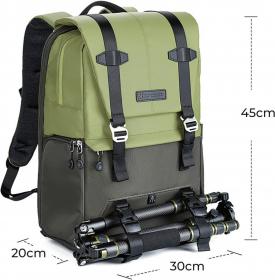Immagine prodotto K&F Concept Concept Beta Backpack 20l Zaino fotografico - Verde (Borsa a tracolla per fotocamera, 20 l)