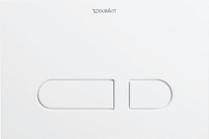 Image du produit Duravit Plaque de déclenchement A1 DURASYSTEM 217x146,5mm p WC plastique noir mat