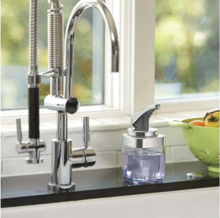 Produktbild Simplehuman Seifenspender 444 ml, Silber/Transparent