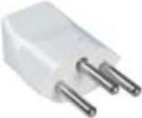 Image du produit Bachmann safety plug Switzerland CH 10A / 250V white