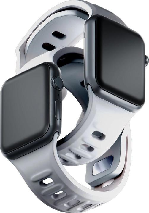 Image du produit 3MK Bracelet montre en silicone biały/white dla Apple Watch 42/44/45/49mm (Silicone, Acier inoxydable)